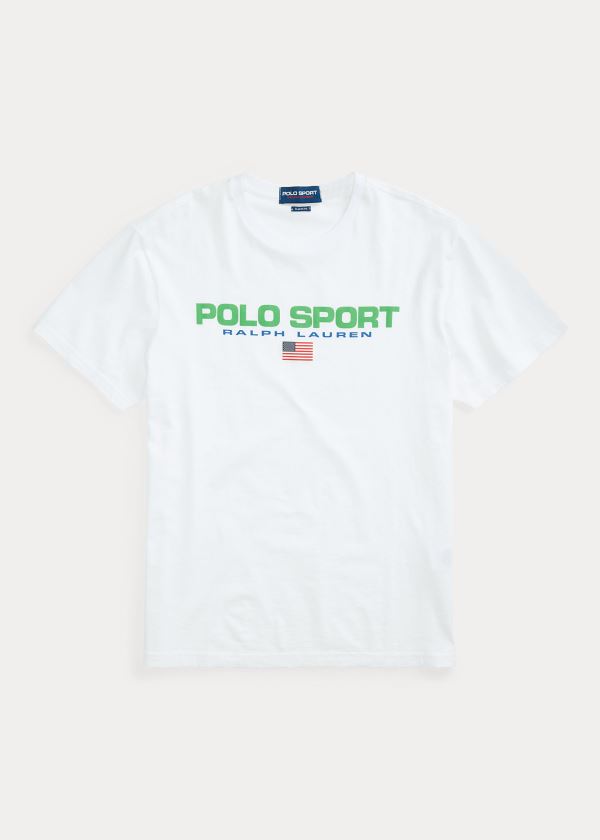 Playeras Polo Ralph Lauren Hombre Blancos - Classic Fit Polo Sport - YKFZS1607